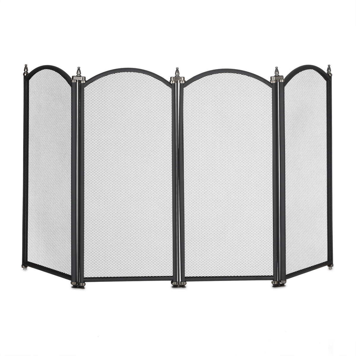FUNKENSCHUTZGITTER - Schwarz, Metall (97.5/54/1.5cm) - Relaxdays