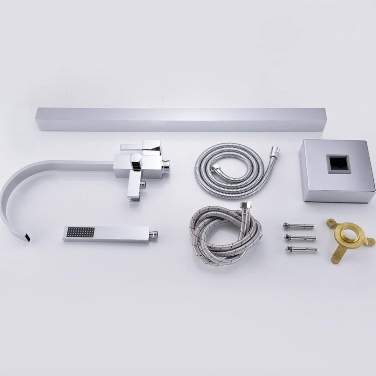 STANDARMATUR SKY - Edelstahl - Chromfarben, Metall (15/112/20cm) - Home Deluxe