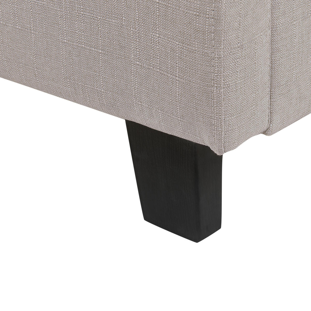 WASSERBETT 140x200 cm Grau La Rochelle - Hellgrau, Textil (140/200cm) - Beliani