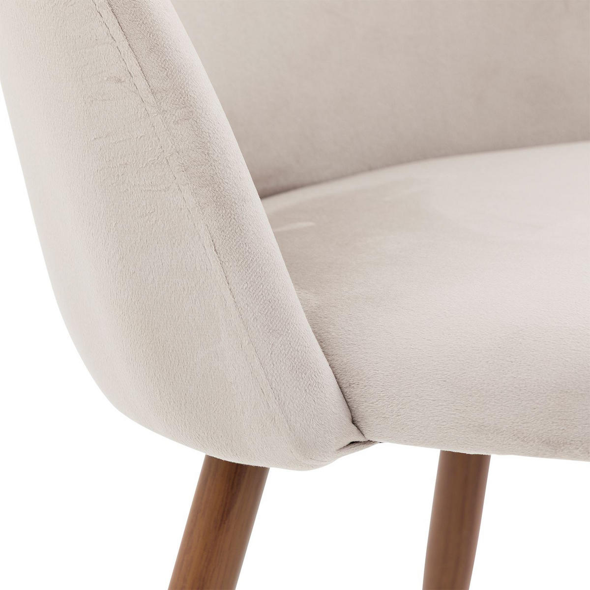 ESSZIMMERSTUHL NAVIA 2er-Set hellgrau - Hellgrau, Textil (49/76/52cm) - IDIMEX