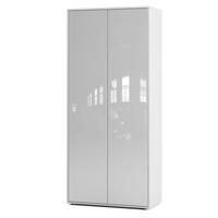 AKTENSCHRANK Amira T00 Weiß Hochglanz 180/80/40 cm - Weiß Hochglanz, Holzwerkstoff (80/180/40cm) - SIMPLYFURN