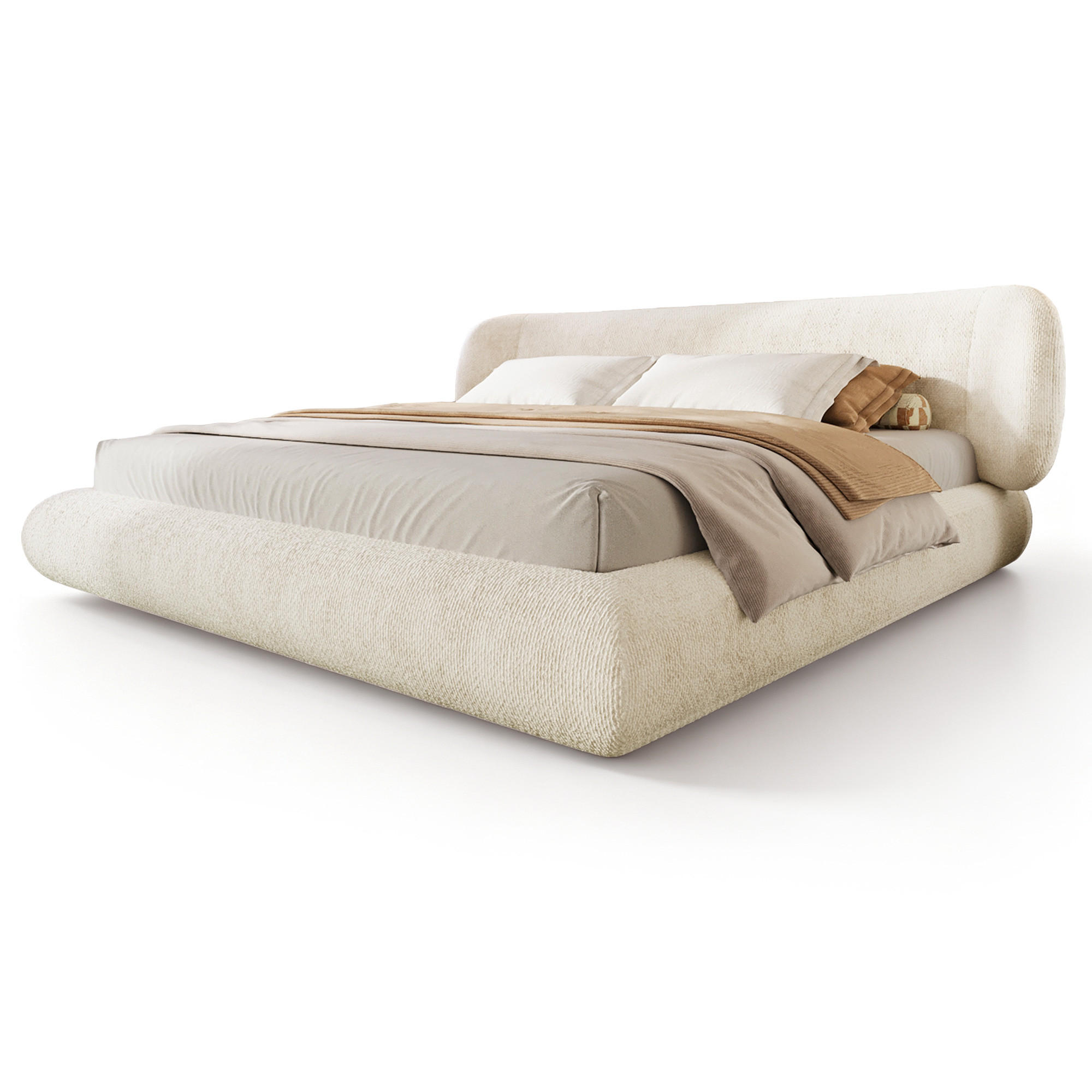 XXXLutz Polsterbett Beige
