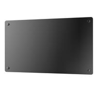 HEIZKÖRPERPANEEL Schwarz mit Glasscheibe und WiFi-App-Steuerung 1500 W - Schwarz, Keramik (70/40/12cm) - Purline