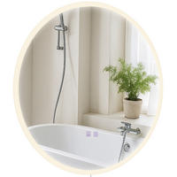 BADSPIEGEL Linz 60 ohne Bluetooth 60x3,5x60cm Glas Klarglas Badezimmerspiegel - Klar, Glas (60/60/3.5cm) - DELUKE
