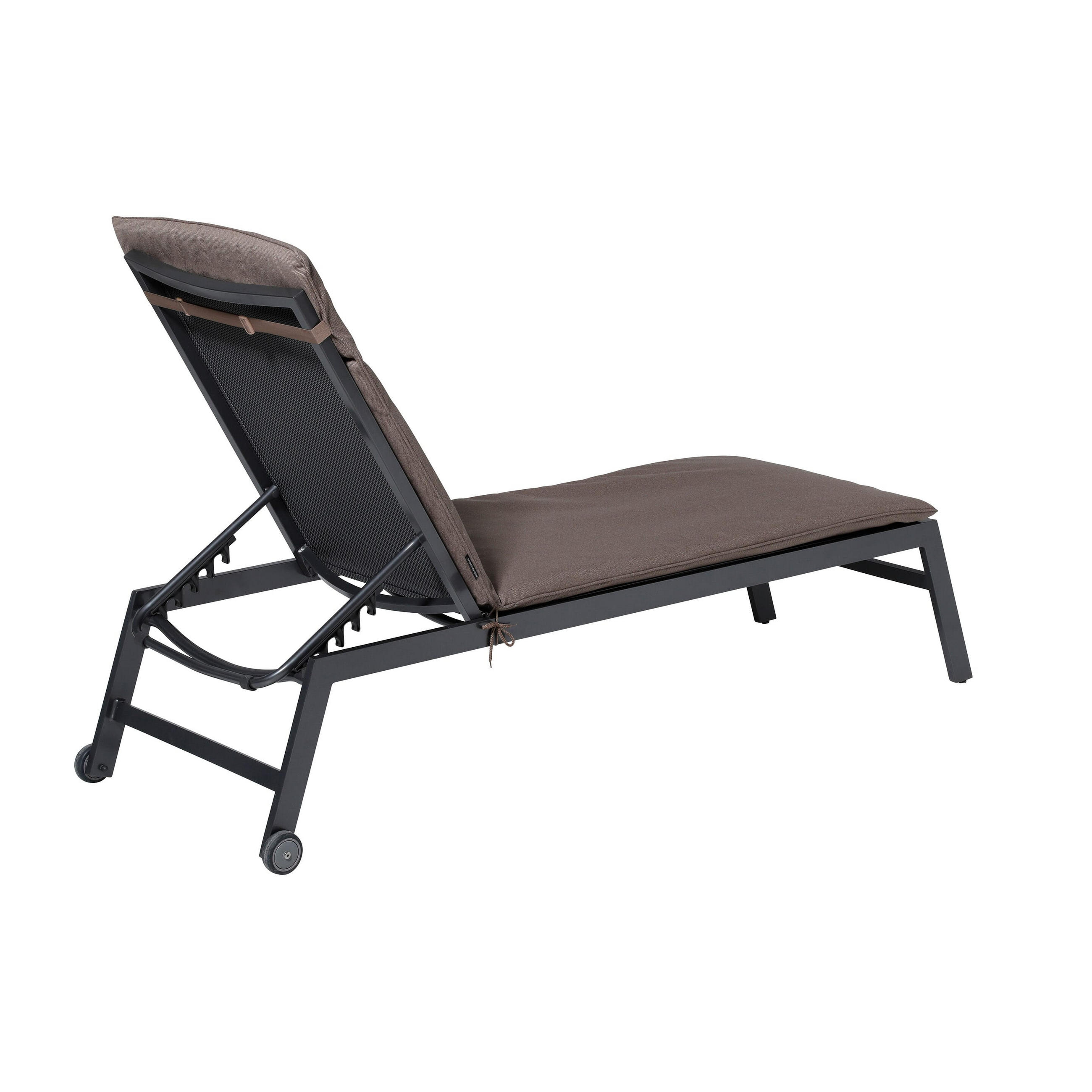 LIEGENAUFLAGE Manchester 190/60 cm - Braun, Textil (60/7/190cm) - Madison