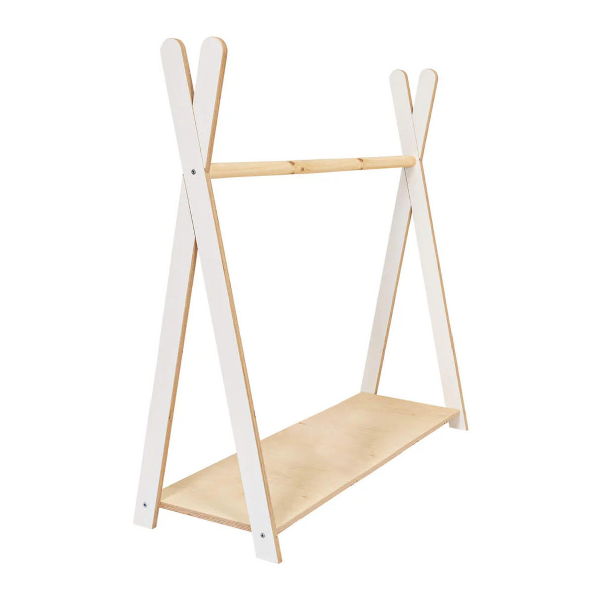 KLEIDERSTÄNDER für Kinder, Weiß - Weiß, Holz (36/97/98cm) - MeowBaby