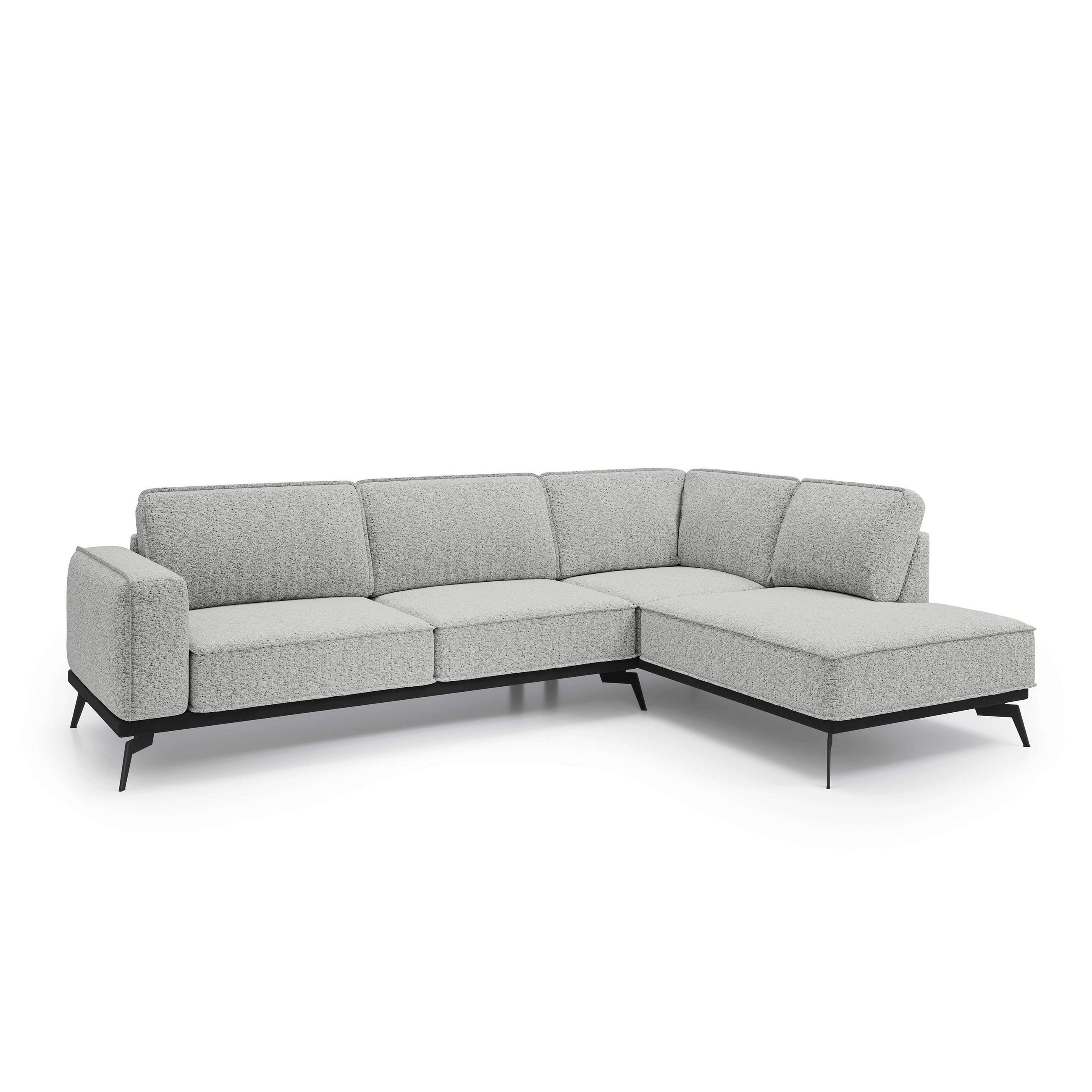 Pillovely Ecksofa Mehrfarbig 293x90x200 cm