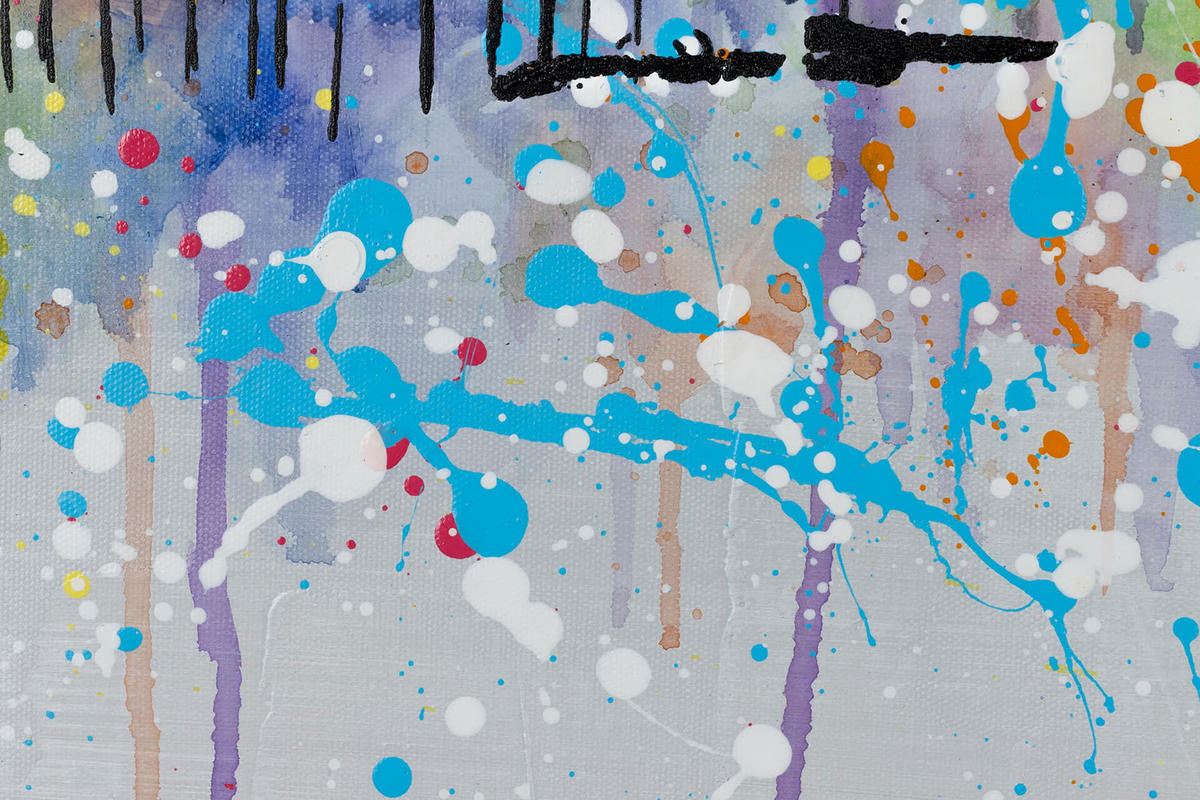 ACRYLBILD HANDGEMALT 120/60 cm - Multicolor, Holz/Textil (120/60cm) - KUNSTLOFT