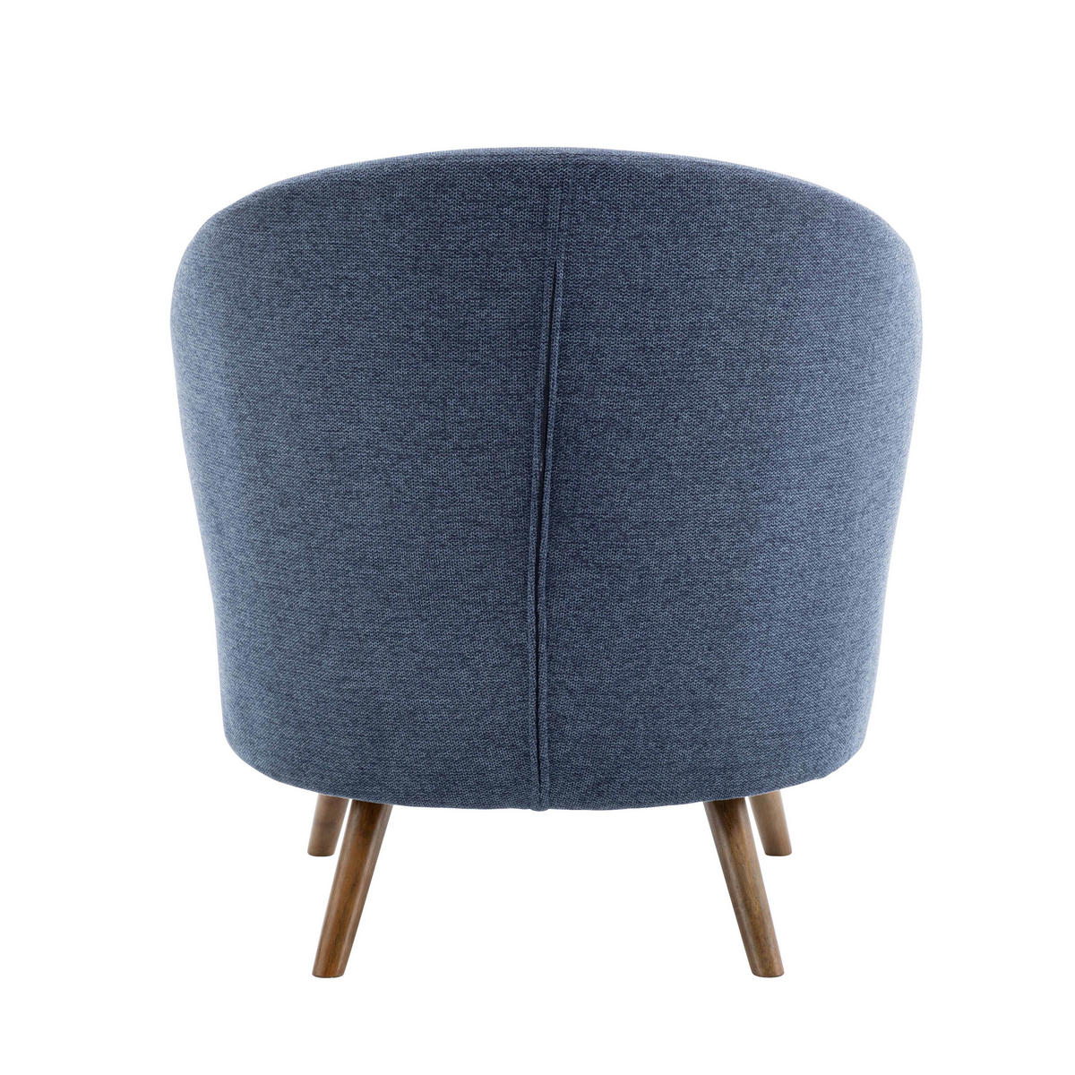 RELAXSESSEL, Dunkelblau - Blau, Textil (73/79/74cm) - Oviala