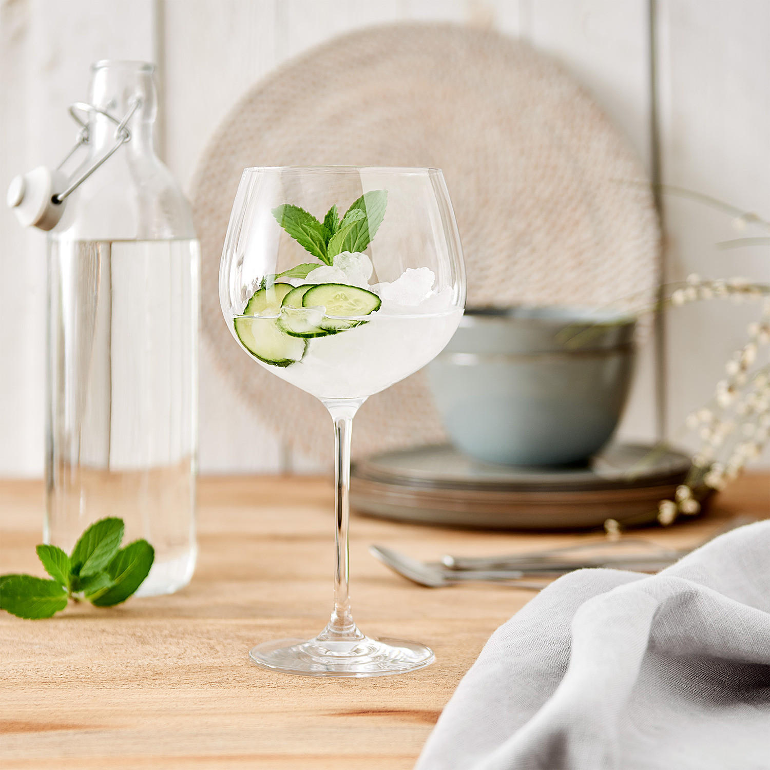 GINGLAS (6er Set) Gin Lovers - Transparent, Glas (0.78L) - BUTLERS