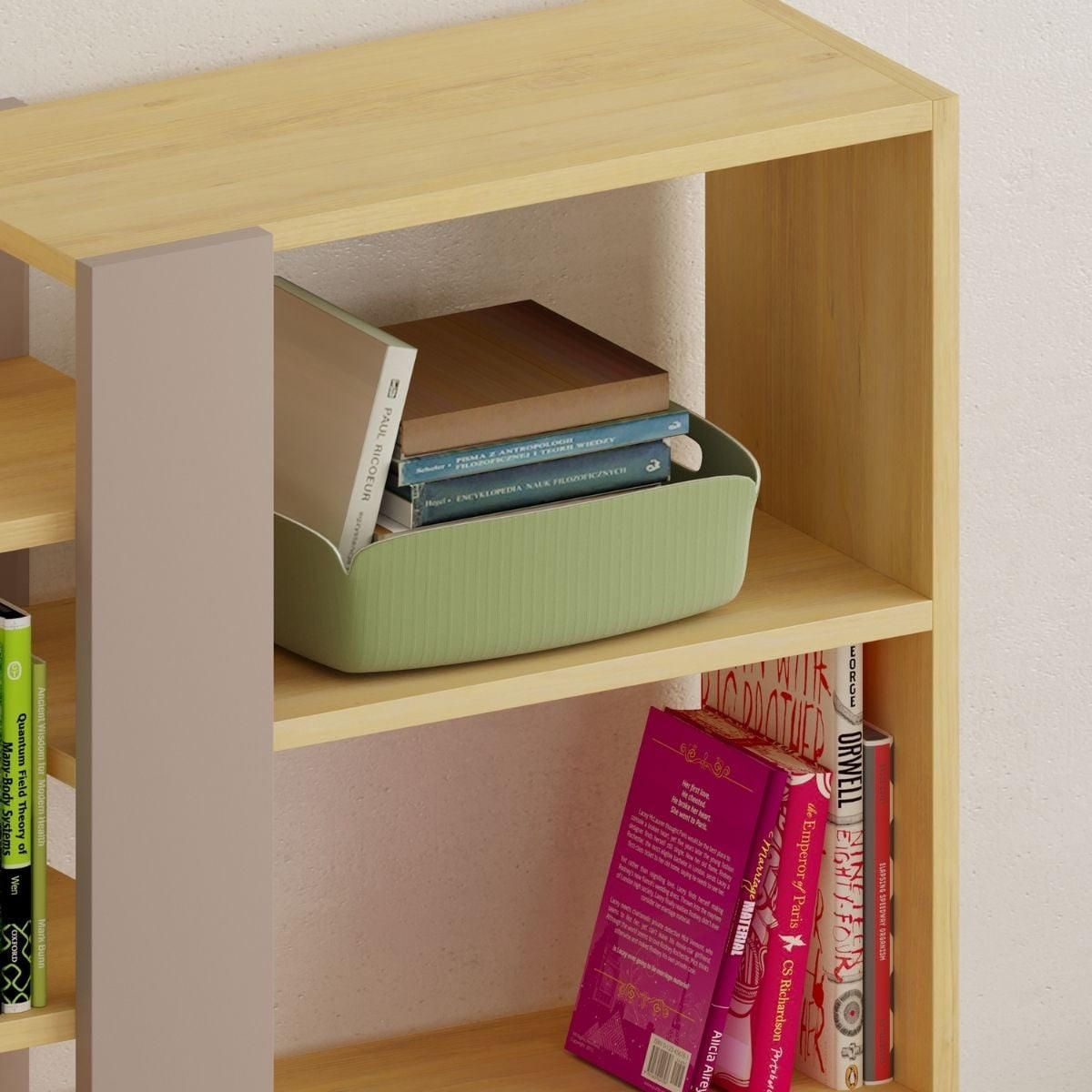 BÜCHERREGAL 5 Ebenen L80 x H152 cm - Axel - Eichefarben, Holzwerkstoff (29.5/152/80cm) - Calicosy