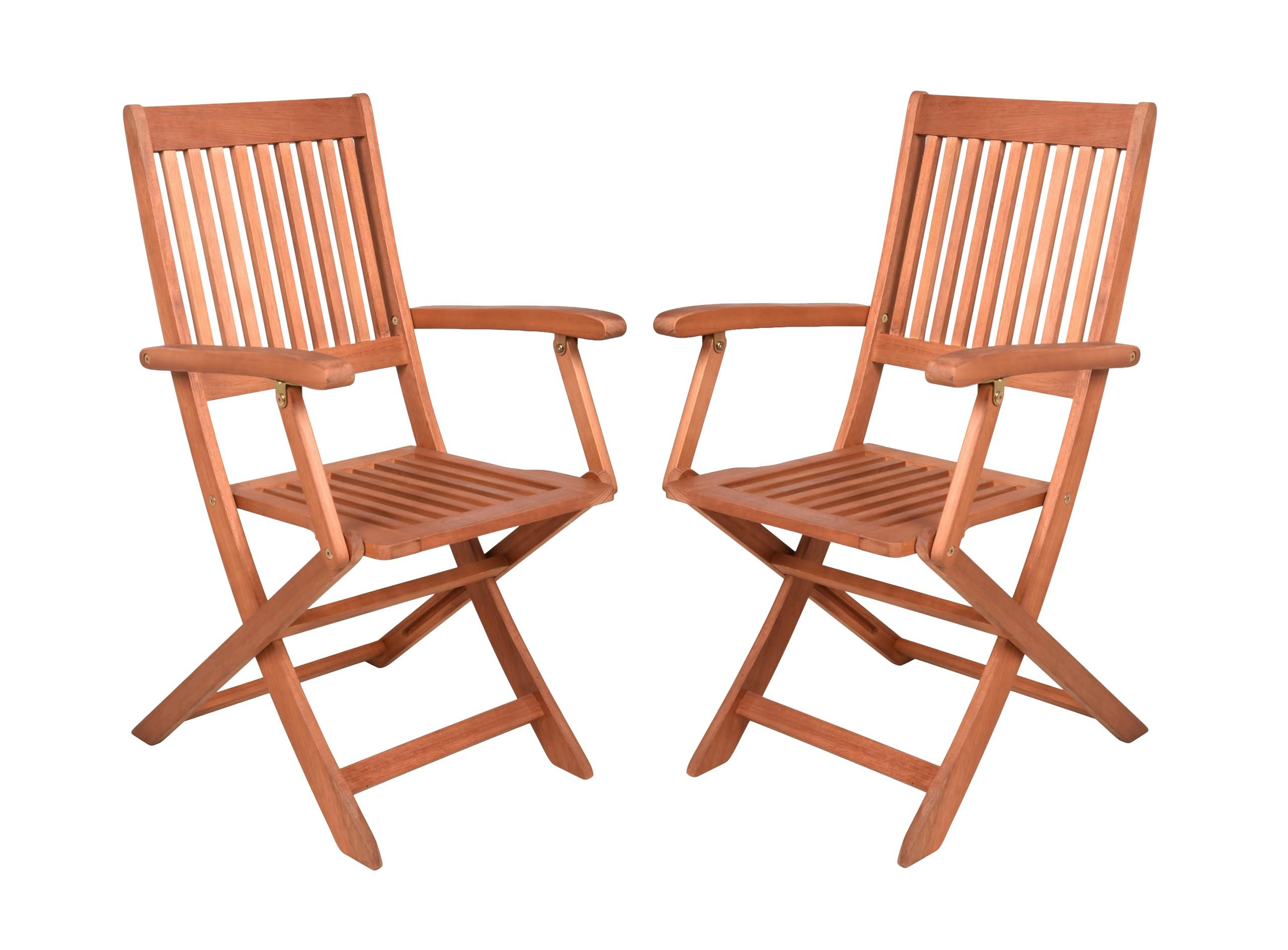 GARTEN-SITZGRUPPE Rouen 5-teilig Gartenmöbel-Set - Braun, Holz - DELUKE