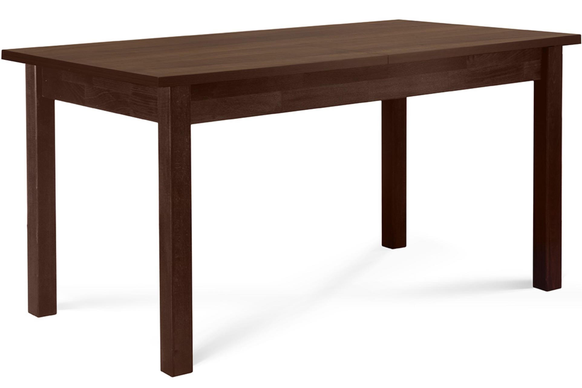ESSTISCH CENARE Klappbarer, Buchenholz/Laminat, Walnuss - Walnussfarben, Holz (80/140/78cm) - KONSIMO®