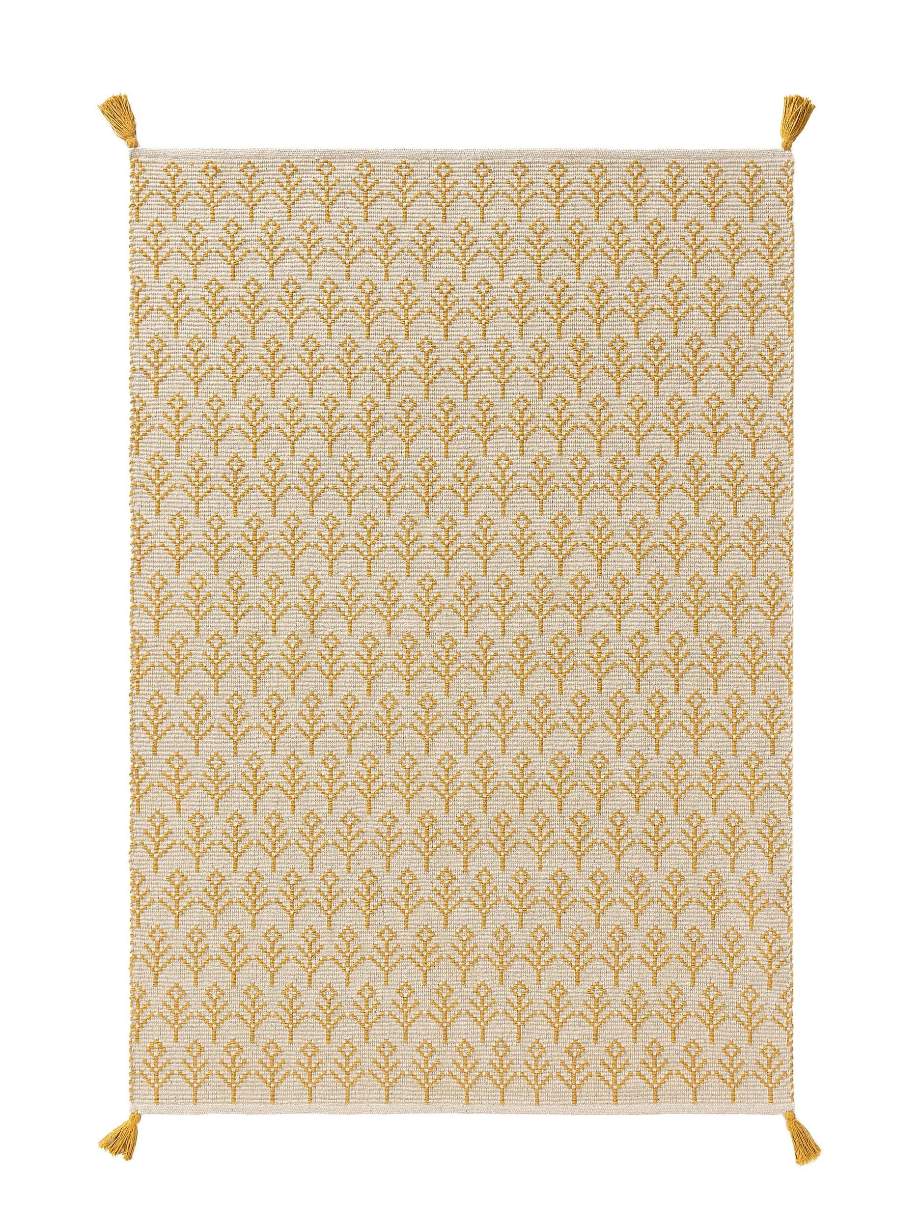 KINDERTEPPICH Elli waschbar Gelb 90/130 cm - Gelb, Naturmaterialien/Kunststoff (90/130cm) - benuta