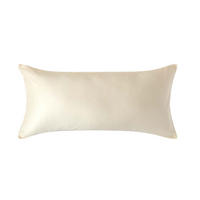 BIO-KISSENBEZUG Satin, Fadendichte 400 - Creme, Textil (40/80cm) - Homescapes