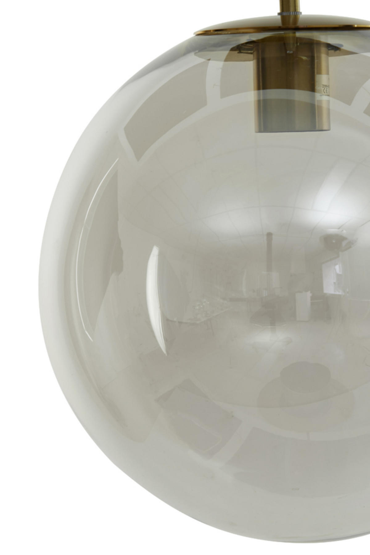 HÄNGELAMPE Medina Hell Ø30/30 cm - Transparent, Glas (30/30/30cm) - Light & Living