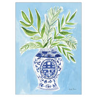 POSTER Wild Apple - Elegant Chinoiserie II - Blau, Papier (50/70/0.1cm) - Poster&Frame