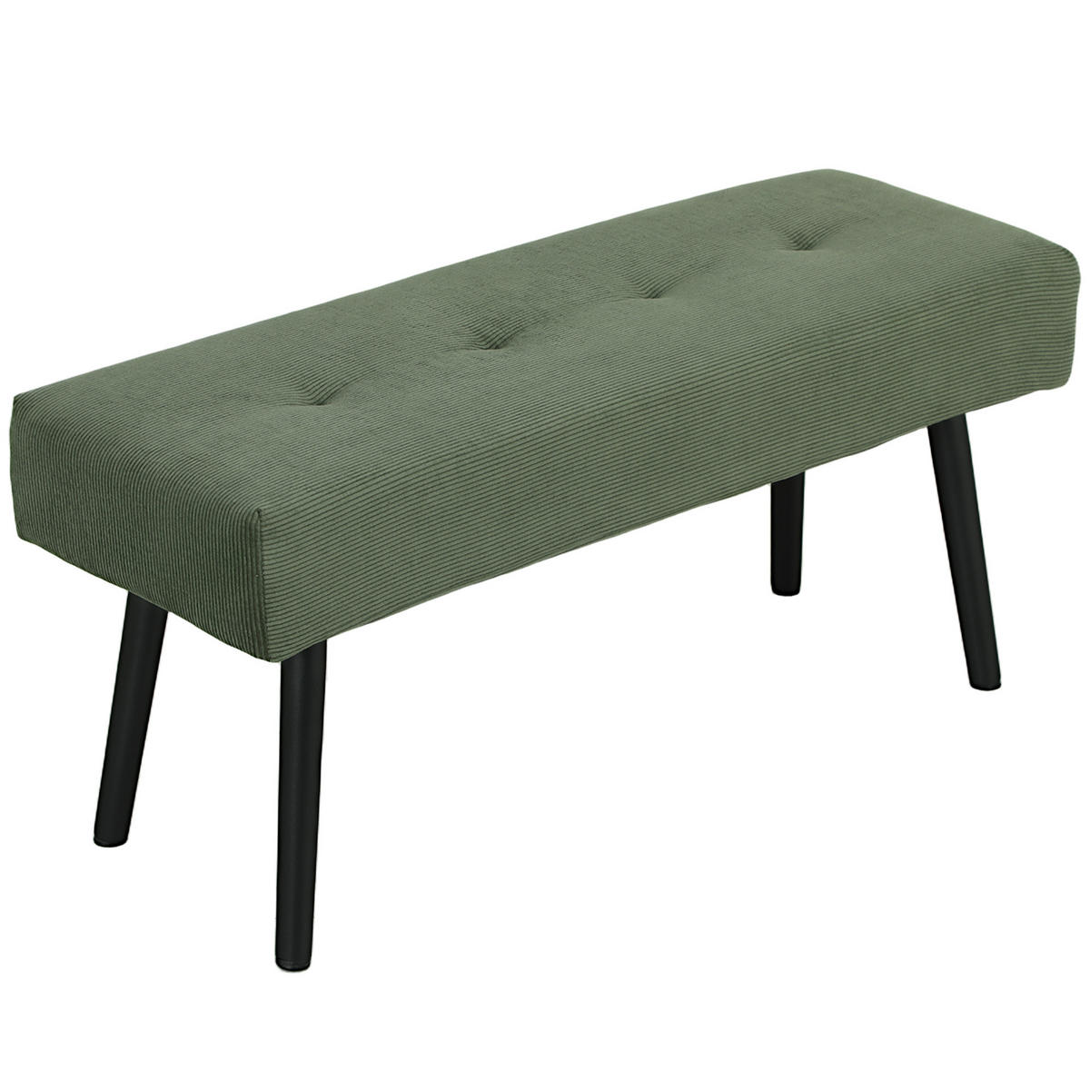 SITZBÄNKE Grün 1 Stück - Grün, Naturmaterialien (100/45/36cm) - GiPP