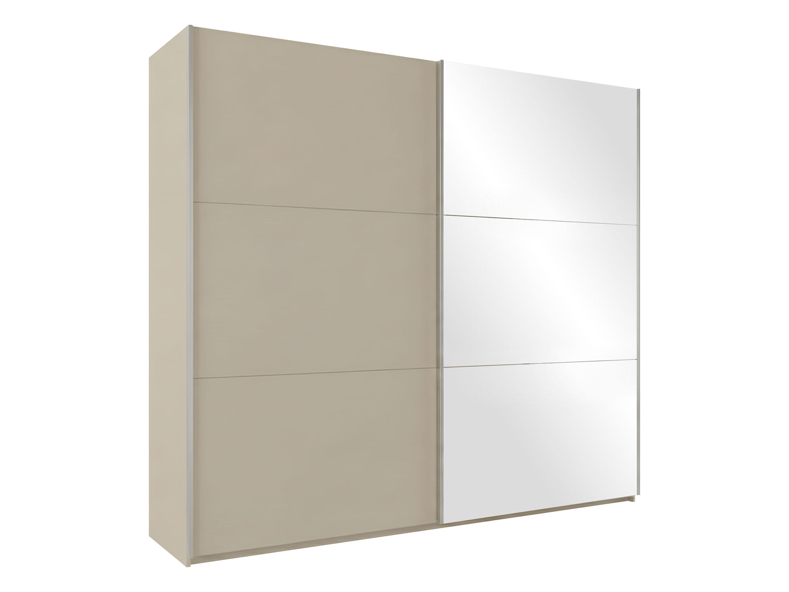 SCHIEBETÜRENSCHRANK Rodos 225 - Sandfarben, Holzwerkstoff (225/244/65cm) - MIRJAN24