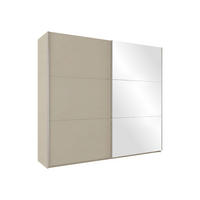 SCHIEBETÜRENSCHRANK Rodos 225 - Sandfarben, Holzwerkstoff (225/244/65cm) - MIRJAN24