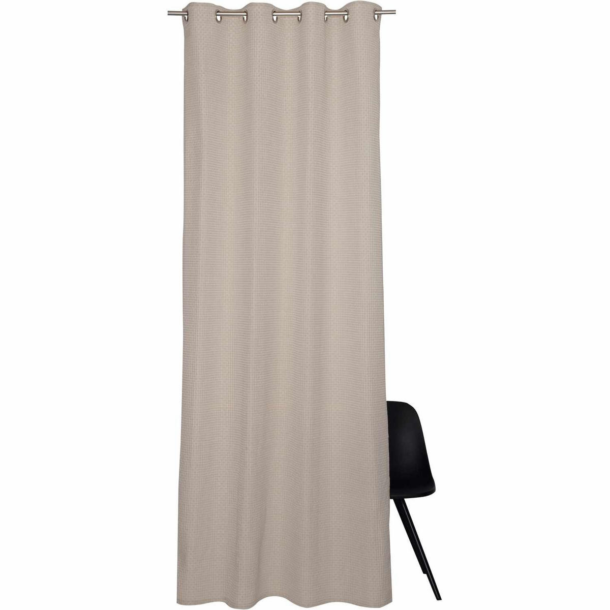 ÖSENVORHANG SQUARE blickdicht - Naturfarben, Textil (140/0.5/250cm) - Esprit