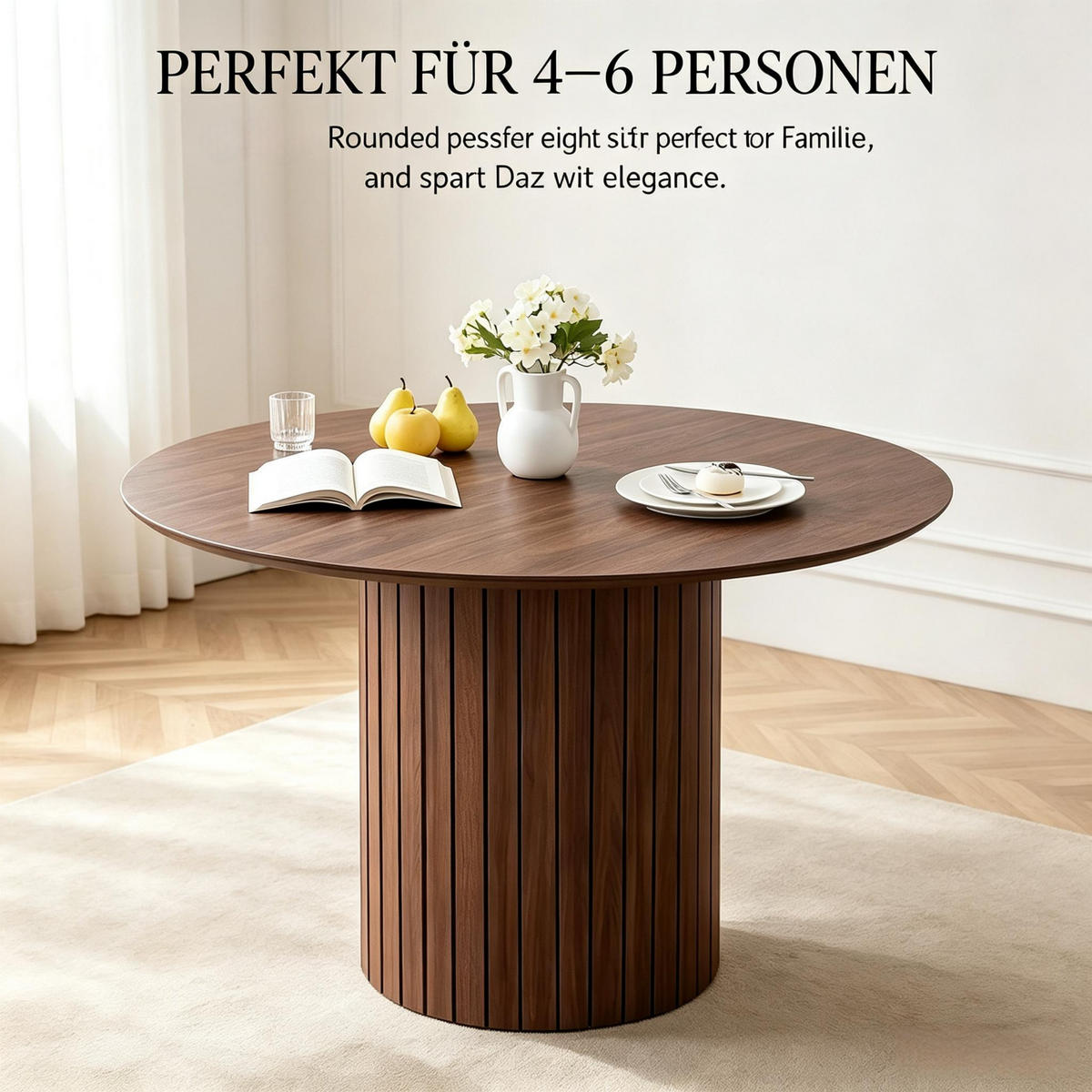 ESSTISCH 120/120/76 cm, Dunkelbraun - Dunkelbraun, Holz (120/120/76cm)
