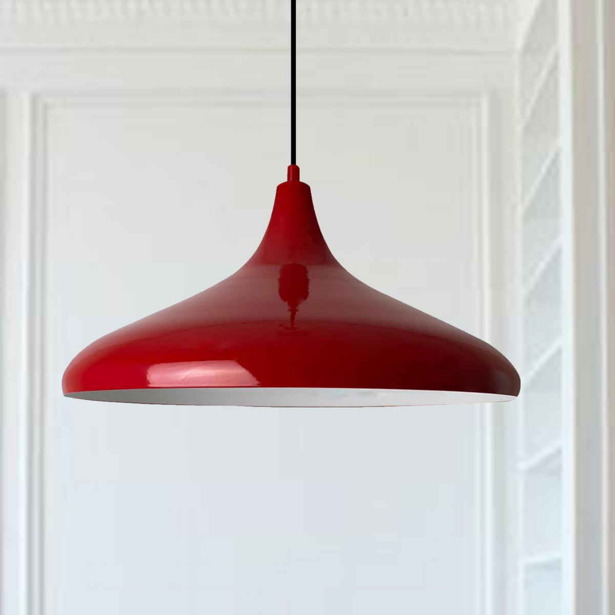 PENDELLEUCHTE Champion 35/20 - Rot, Metall (35/20cm) - Bamyum