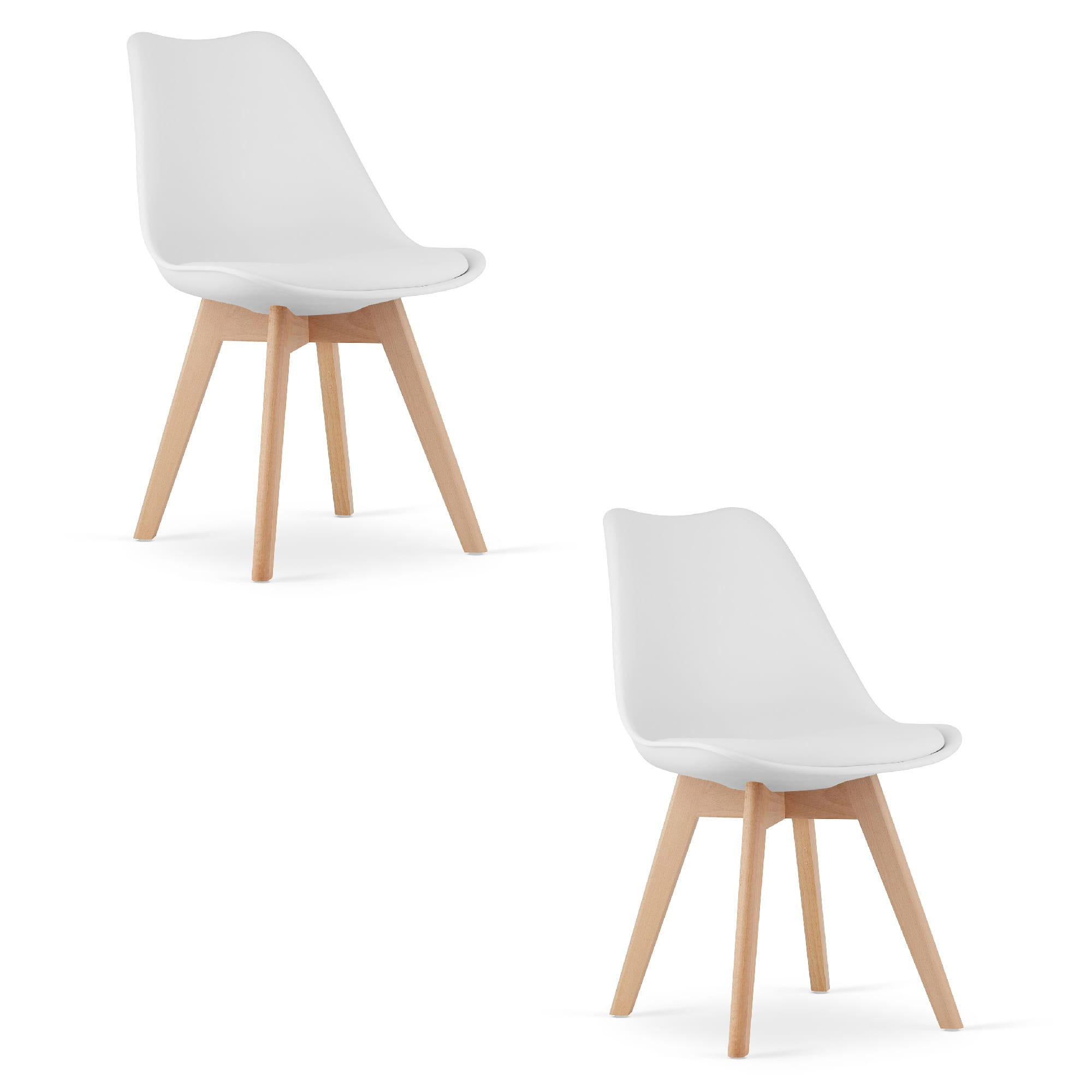 Valora Esszimmerstuhl Weiß 49x82x43 cm