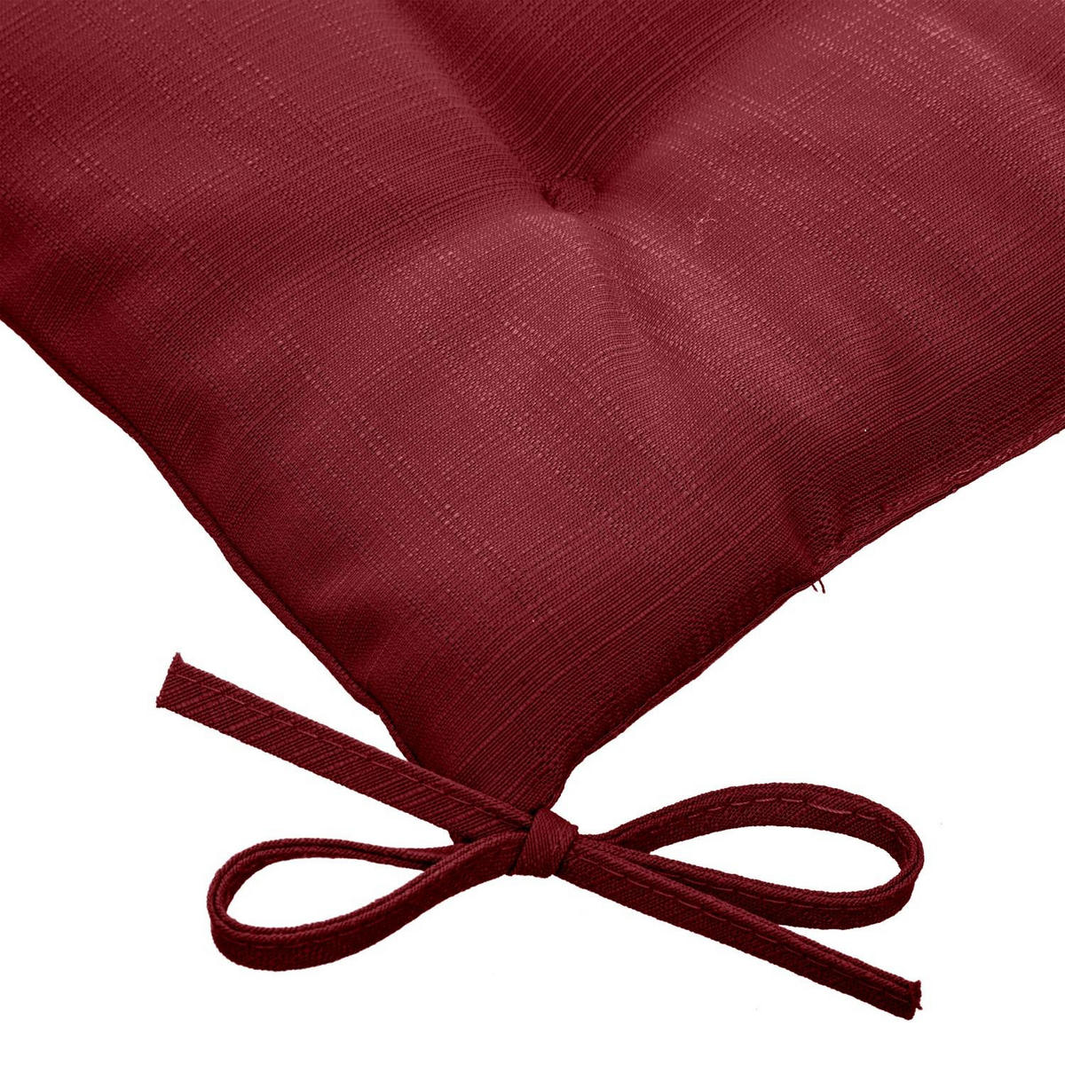 SITZKISSEN Korai 40/40 cm - Weinrot, Textil (40cm)