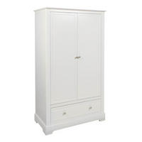 ORMAR 2 vrata Bijeli - bijela, drvni materijal (102/174/52cm) - Petits-meubles