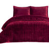 TAGESDECKE 230/260 cm Set 3-teilig mit Kissenbezügen #01 Rot - Rot, Textil (230/260cm) - ROLFNERS