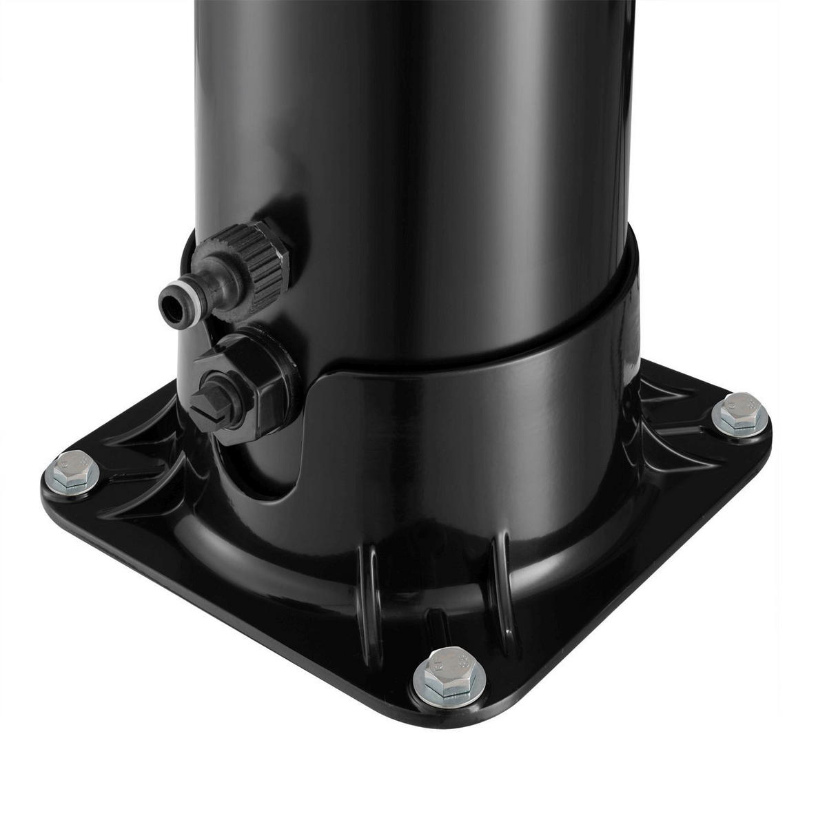 SOLARDUSCHE Victoria 40 Liter - Schwarz, Kunststoff (16/227/227cm) - Juskys