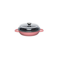 SCHMORPFANNE 3360026 - Pink, Metall (24cm) - Riess
