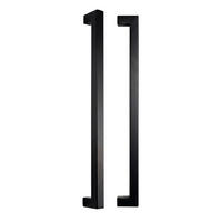 DUSCHTÜRGRIFF Rea 01 Black - Schwarz, Metall (17/1.8cm) - REA
