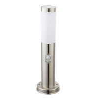 LED STEHLEUCHTE Edelstahl Silber - Silberfarben, Kunststoff/Metall (7.6/45/7.6cm) - Globo Lighting