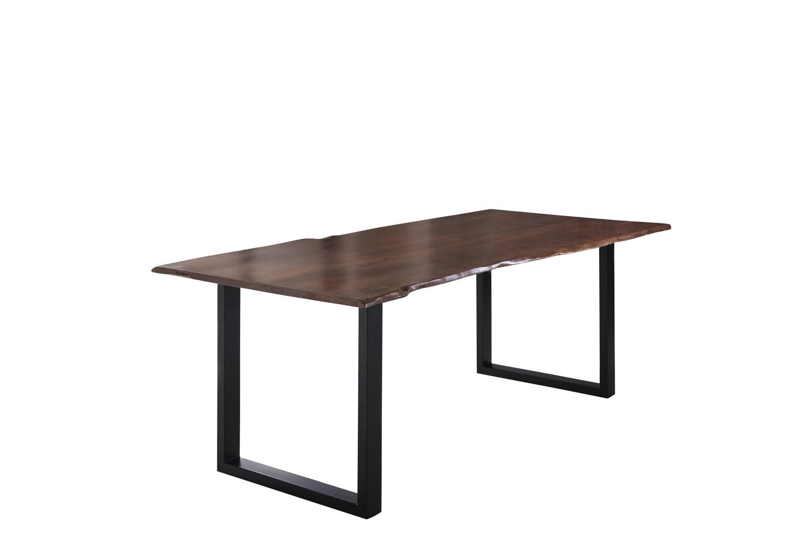 ESSTISCH LUBIN - Schwarz/Braun, Holz/Metall (100/240/77cm) - SAM