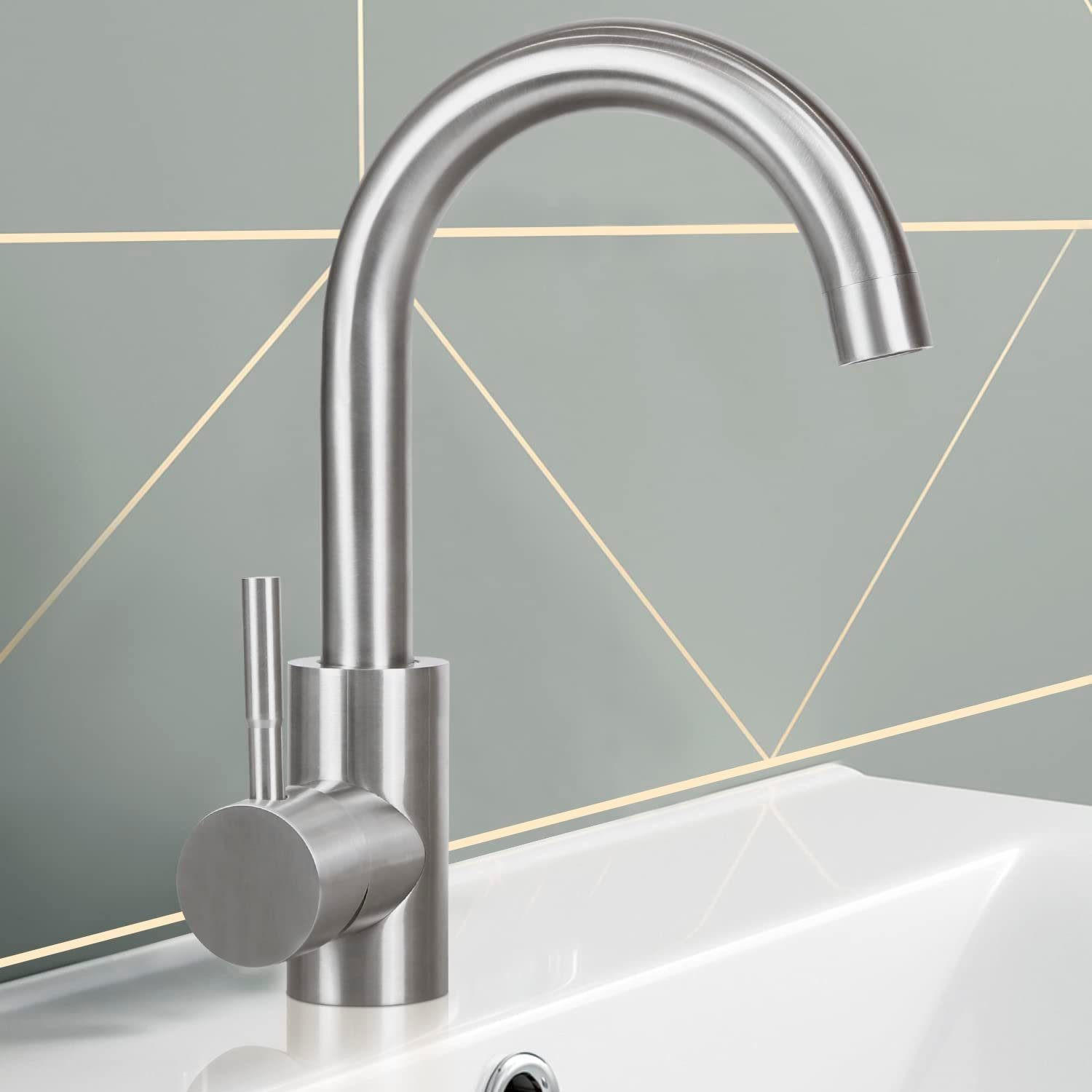 KÜCHENARMATUR Sarah - Silberfarben, Metall (6/24/24cm) - Nettlife