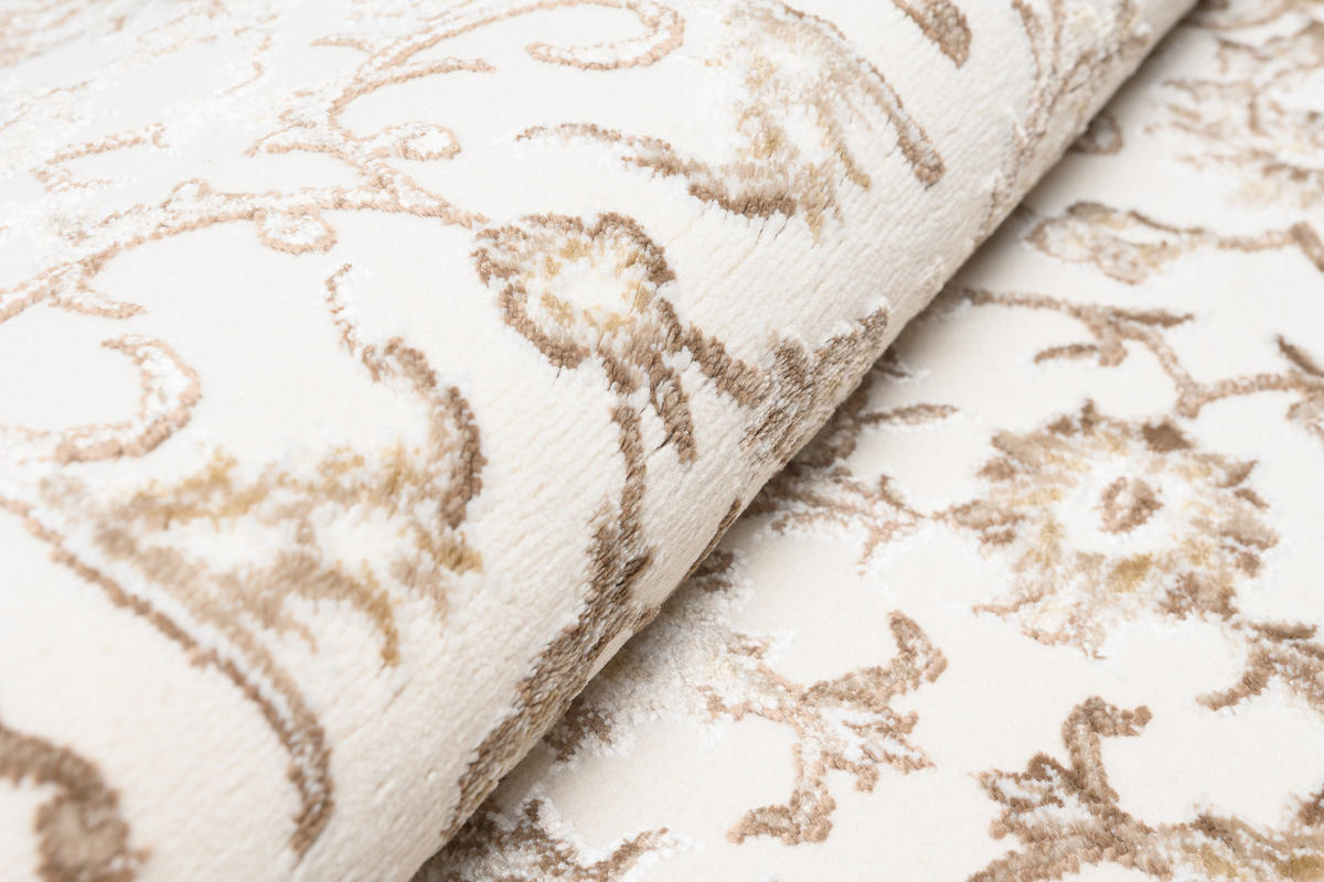 TEPPICH HERA Creme Beige 80/150 cm - Beige/Creme, Textil (80/150cm) - Tapiso