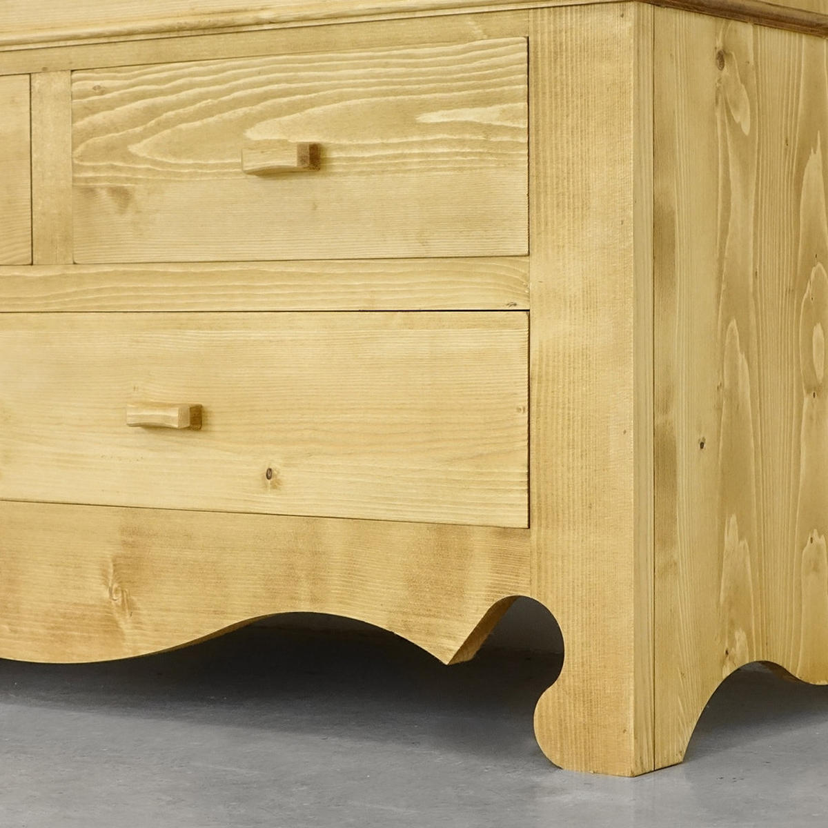 KLEIDERSCHRANK aus Massivholz MEXICANA - Honig, Holz (171/200/55cm) - Seart