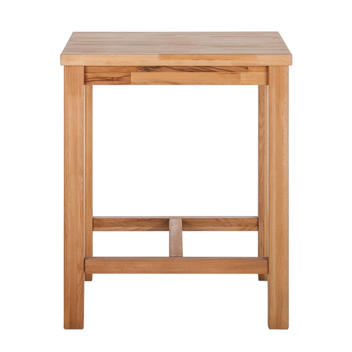BARTISCH - Kernbuche massiv - Kernbuche, Holz (80/80/95cm) - home24