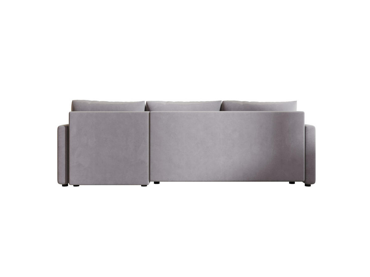 ECKSOFA MOS L BIS Itaka 50 Rechts mit Schlaffunktion - Grau, Textil (220/143cm) - Bedante