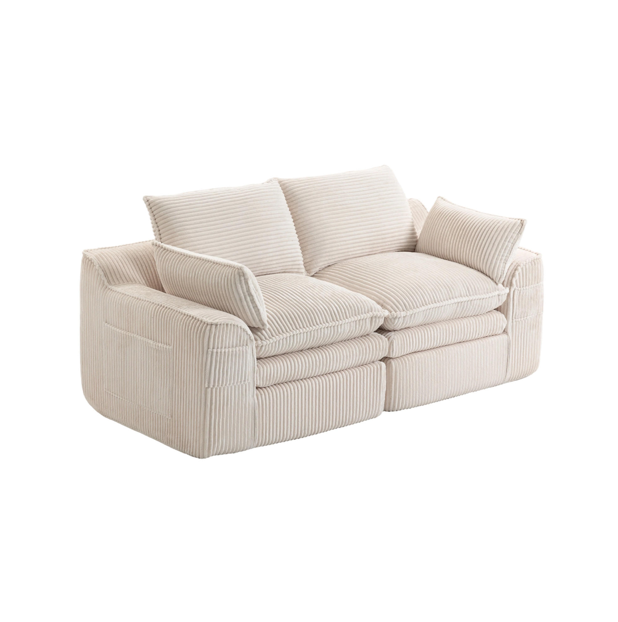 Modenvie 2-Sitzer Beige 94x85x191 cm