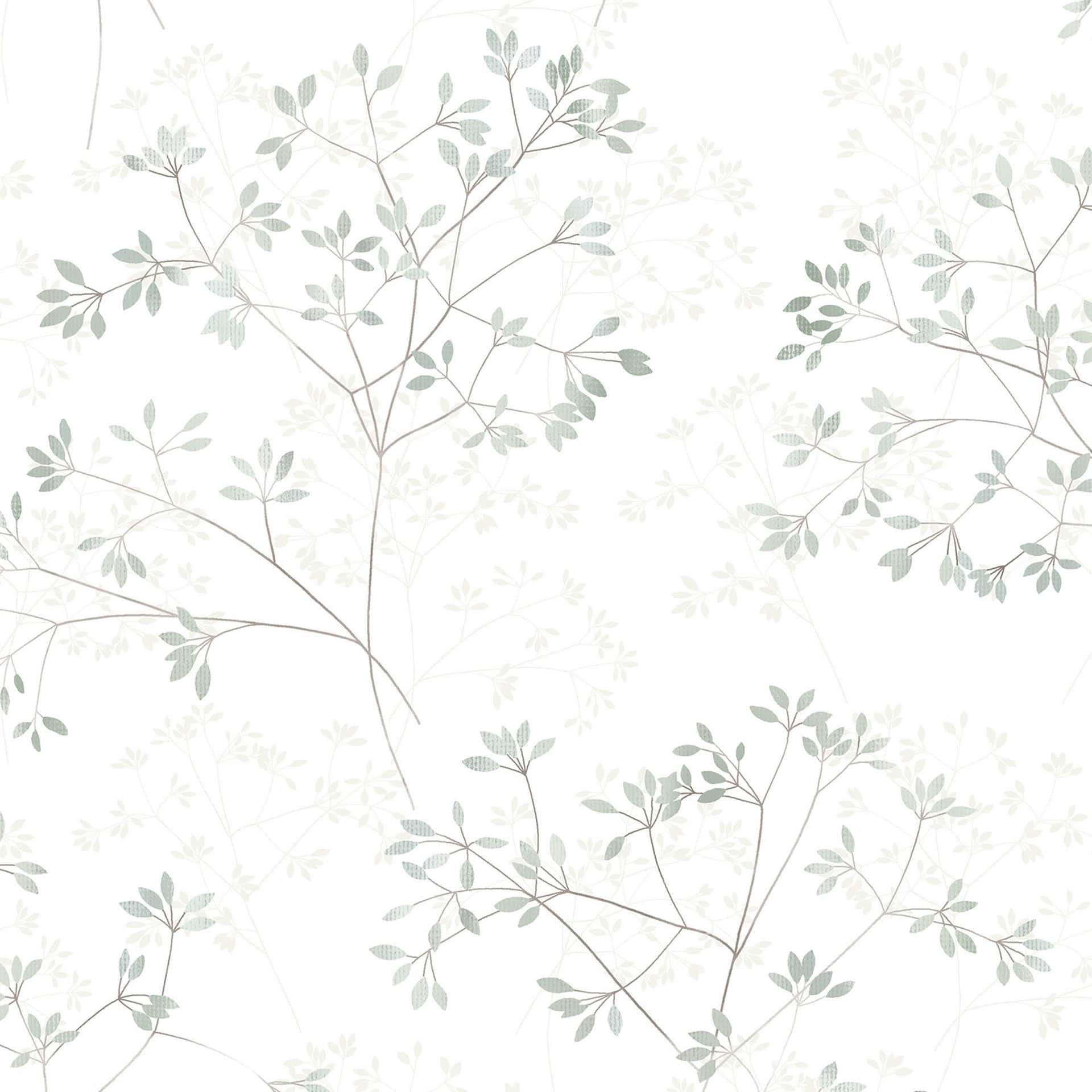 VLIESTAPETE Floral Tapete weiß, grün - Weiß/Grün, Papier (53/1005cm) - marburg