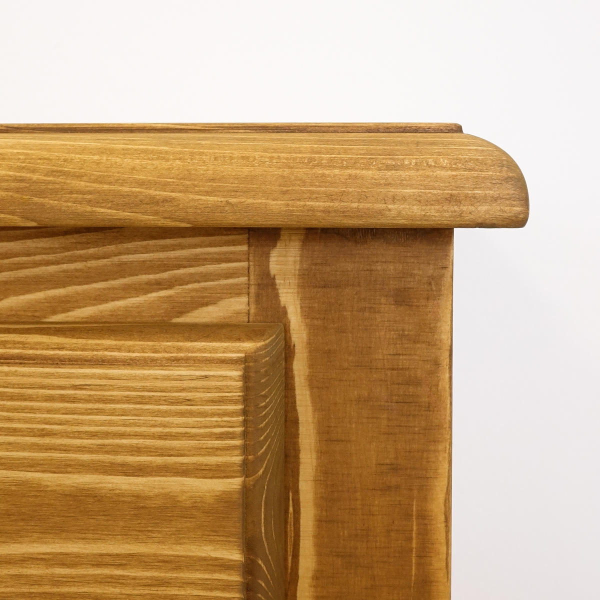 KOMMODE aus Massivholz CHARLOTTE 3 - Hellbraun, Holz (160/91/48cm) - Seart