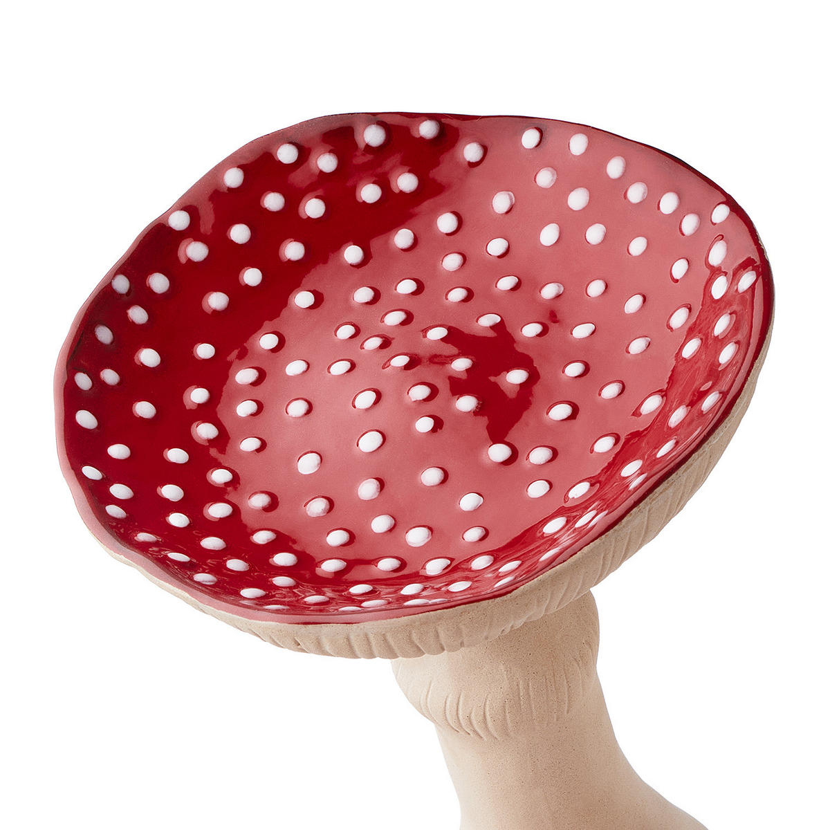 DEKO-FLIEGENPILZ Enchanted Forest - Rot/Weiß, Keramik (15/21/15cm) - Butlers
