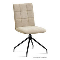 ESSZIMMERSTUHL drehbar (6er-Set) Dolley 47x91x60 Schwarz/Natur - Schwarz/Naturfarben, Kunststoff (60/91/47cm) - 58aufmkessel