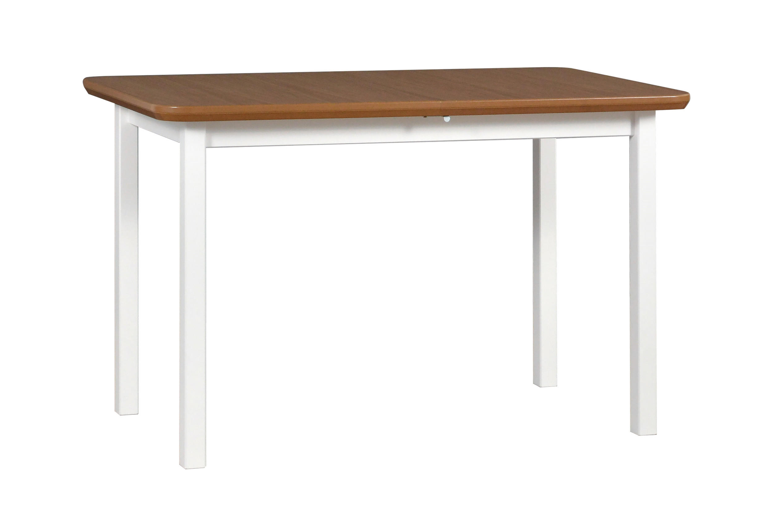 ESSTISCH Max 4, 120-150/70 cm, eiche - Wildeiche/Weiß, Holz (70/120/76cm) - Leaf Design