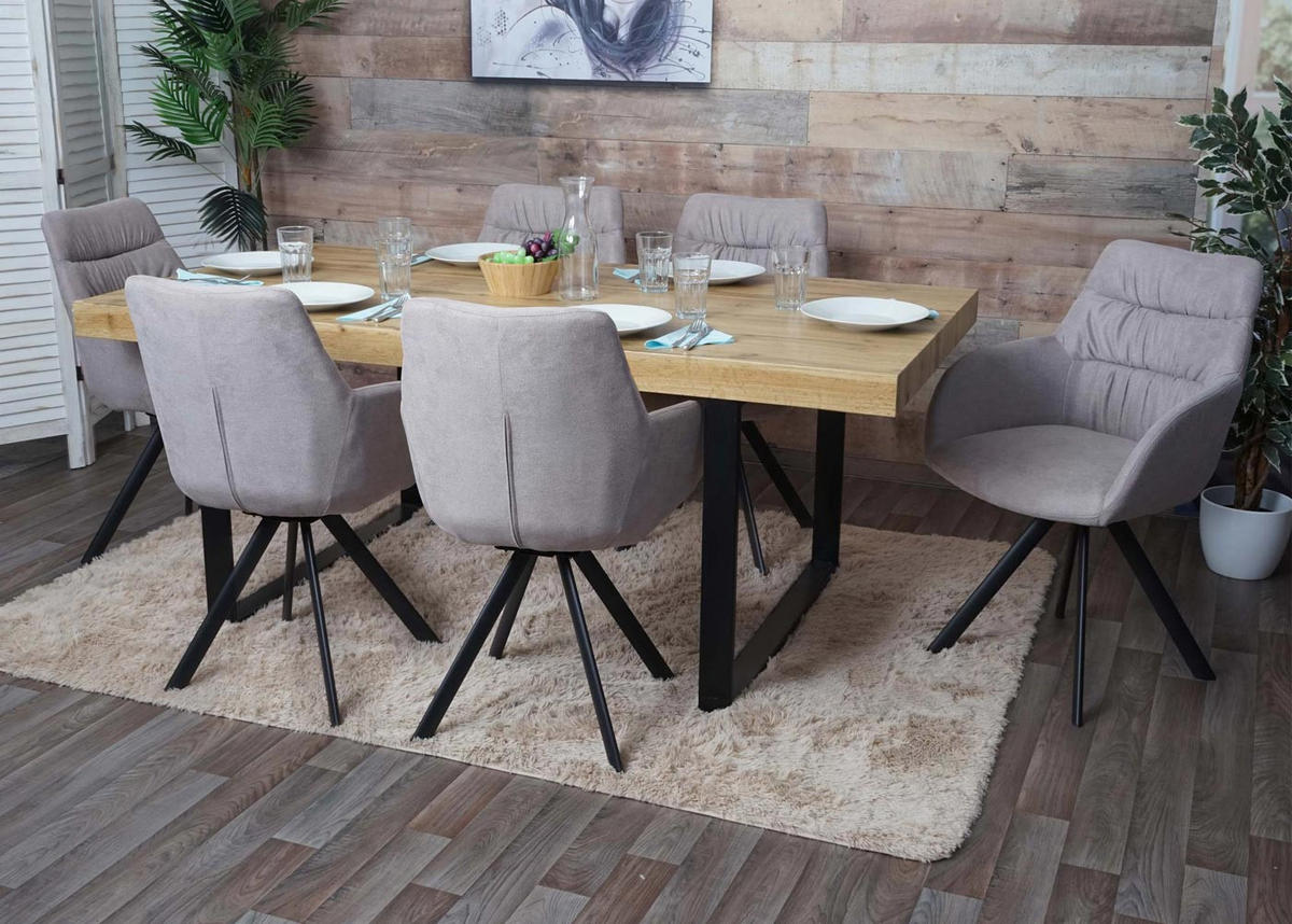 ESSZIMMERSTUHL Cremeweiß - Weiß, Textil (57/94/47cm) - MCW