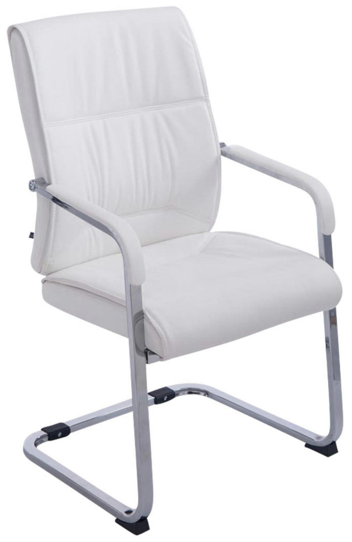 SCHWINGSTUHL 2er Set Lederlook weiß - Weiß, Textil/Metall (58/102/65cm) - CLP