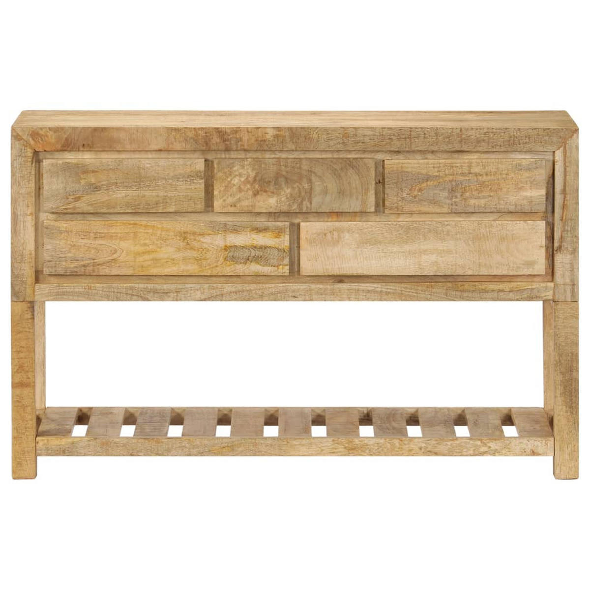 SIDEBOARD 120/30/75 Cm Massivholz Mango - Braun, Holz (30/75/120cm) - vidaXL